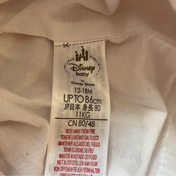 Disney Store Embroidered Minnie and Mickey Polka Dot Tank Dress with Bloomers - Picture 10 of 11